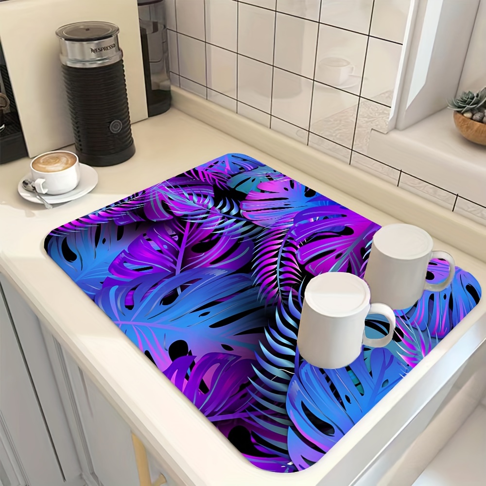 Dish Drying Pad, Kitchen Washstand Universal Drain Mat, Diatom Mud Faucet  Absorbent Mat, Toilet Washstand Cup Mat, Toilet Anti-water Absorption Mat,  Kitchen Supplies, Bathroom Accessories - Temu