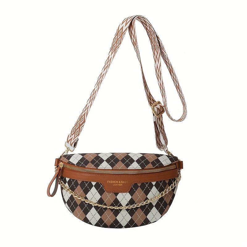 Classy Checked Sling Bags for Women