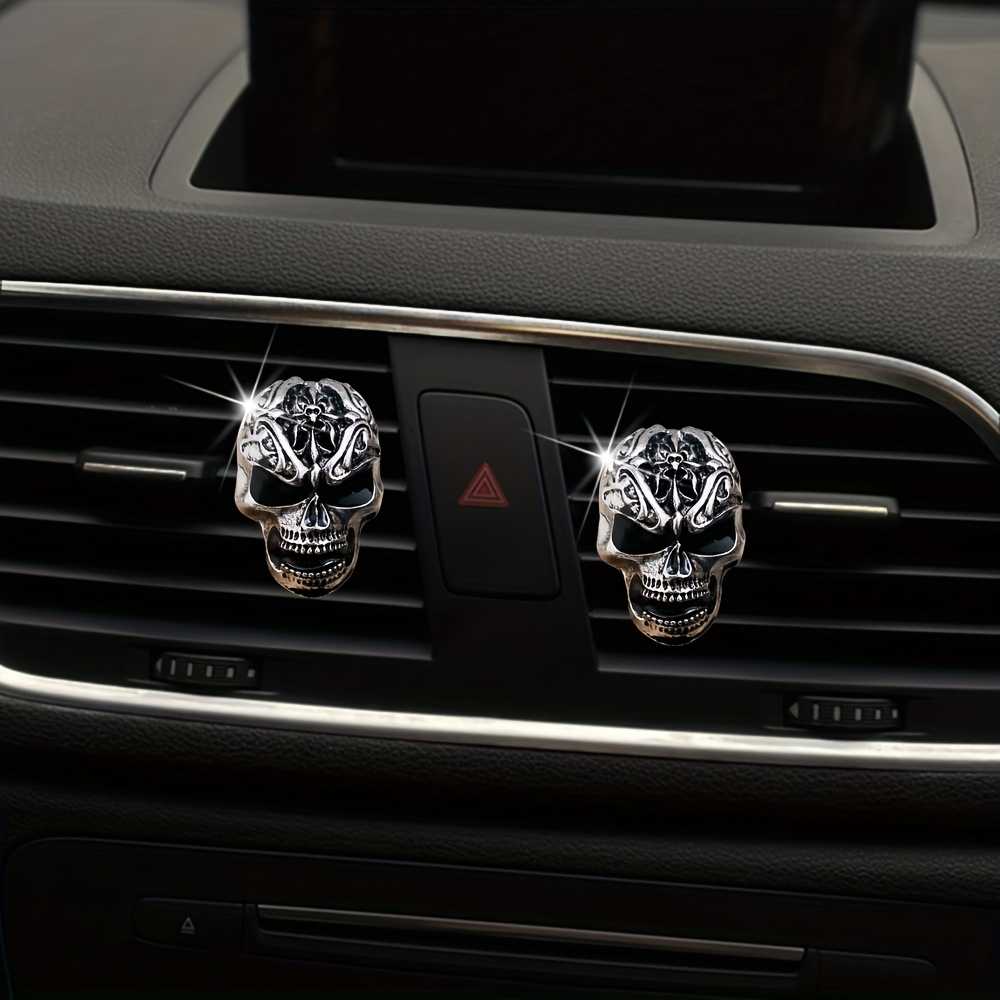 Cute Skull Car Decor Air Fresheners Vent Clip Interior - Temu