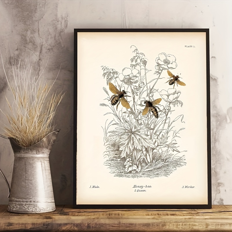 Queen Bee Poster Art Print, Bee Home Decor