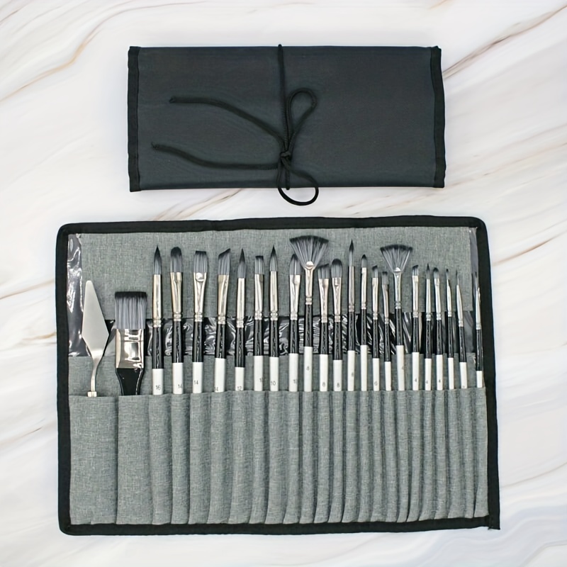 Paint Brush Set Expert Series Enhanced Synthetic Brush Set - Temu