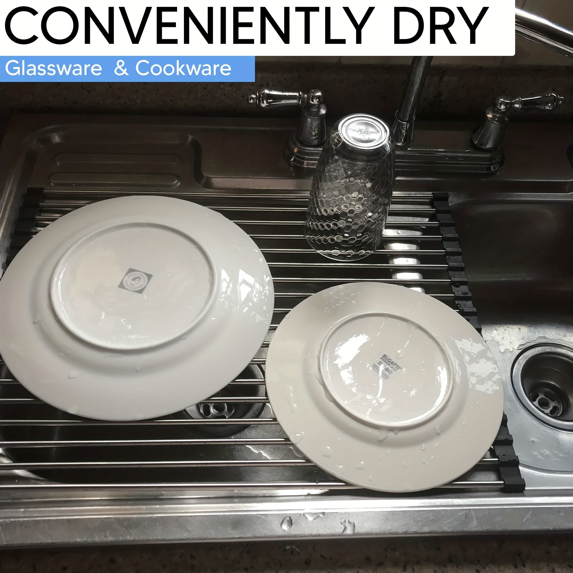 My Roll-Up Drying Rack Is a Faster Way to Dry Dishes