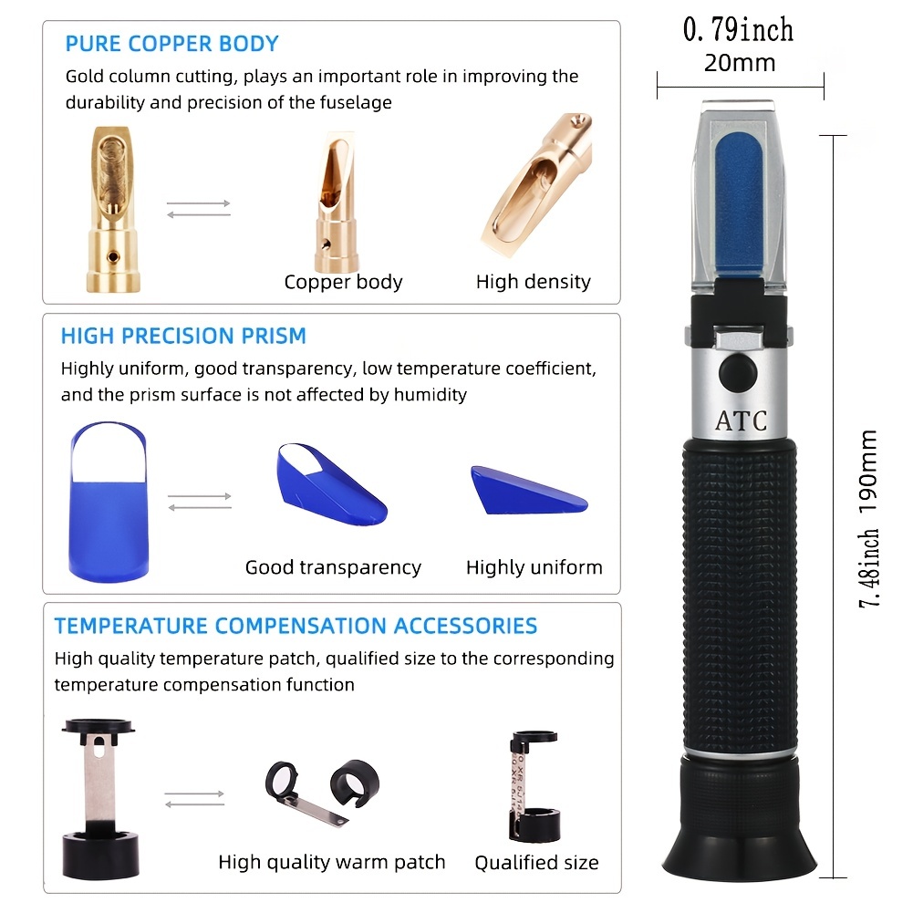 Accurately Measure Alcohol Content In Spirits Wine Handheld - Temu