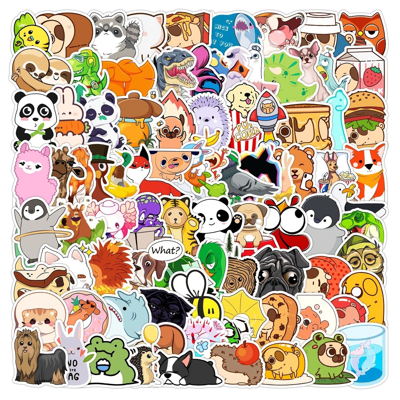 100pcs Cute Little Animal Doodle Waterproof Stickers Diy Creative Toys For  Teens Cute Cool Cartoon Stickers Pack Laptop Phone Skateboard Computer  Stickers Gifts For Kids - Toys & Games - Temu