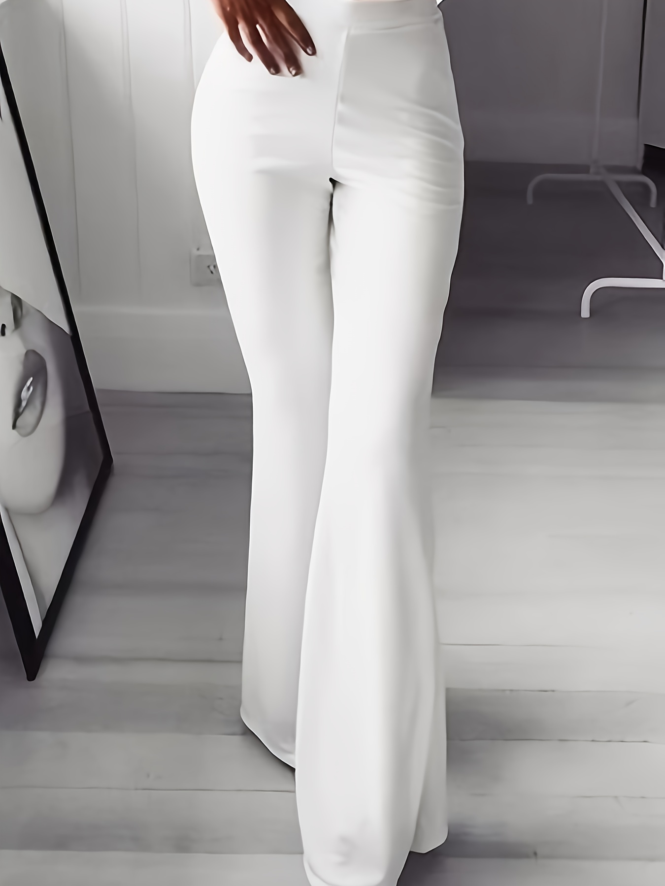 Plus Size White Pants - Temu