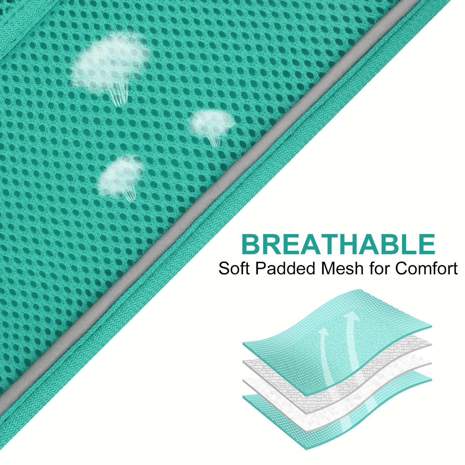     dog harness and leash set reflective soft padded nylon leash breathable mesh vest harness and leash for small and medium dogs 3