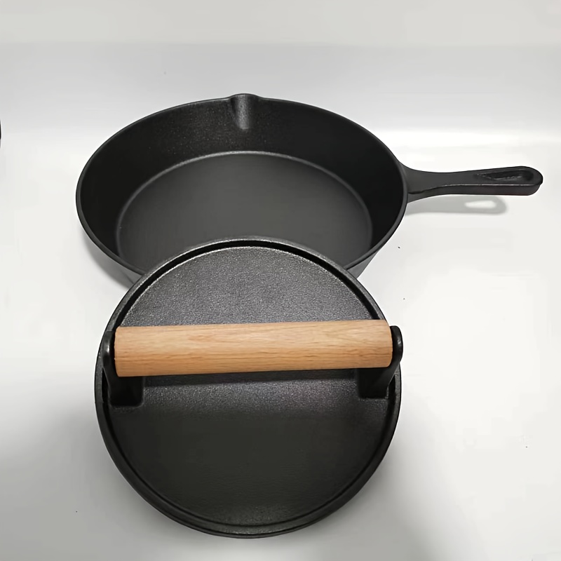 Seasoned Cast Iron Skillet - Oven Safe Cookware with Heat
