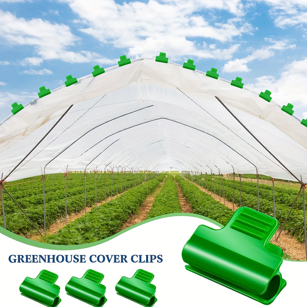 Clip serre pince en plastique clips jardin vert cerceau tuyau hangar