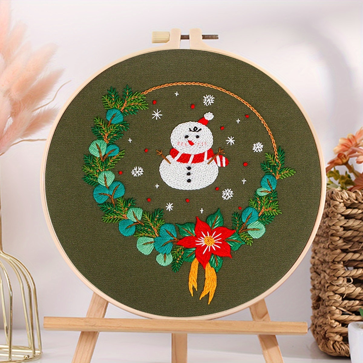 Snowman Wreath Making Kit, Designer DIY