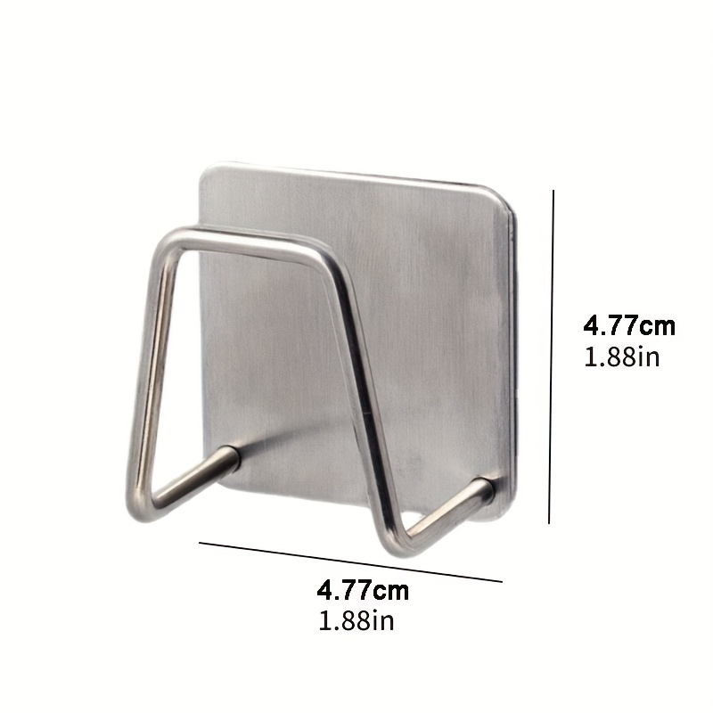 Wall Mount Sponge Holder Stainless Steel Sink Drain Rack