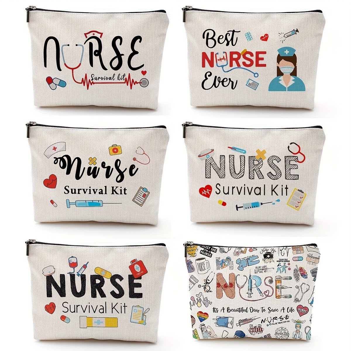 Bolsa de almacenamiento de herramientas para enfermeras Bolsa de paquete de  enfermera multifuncional portátil