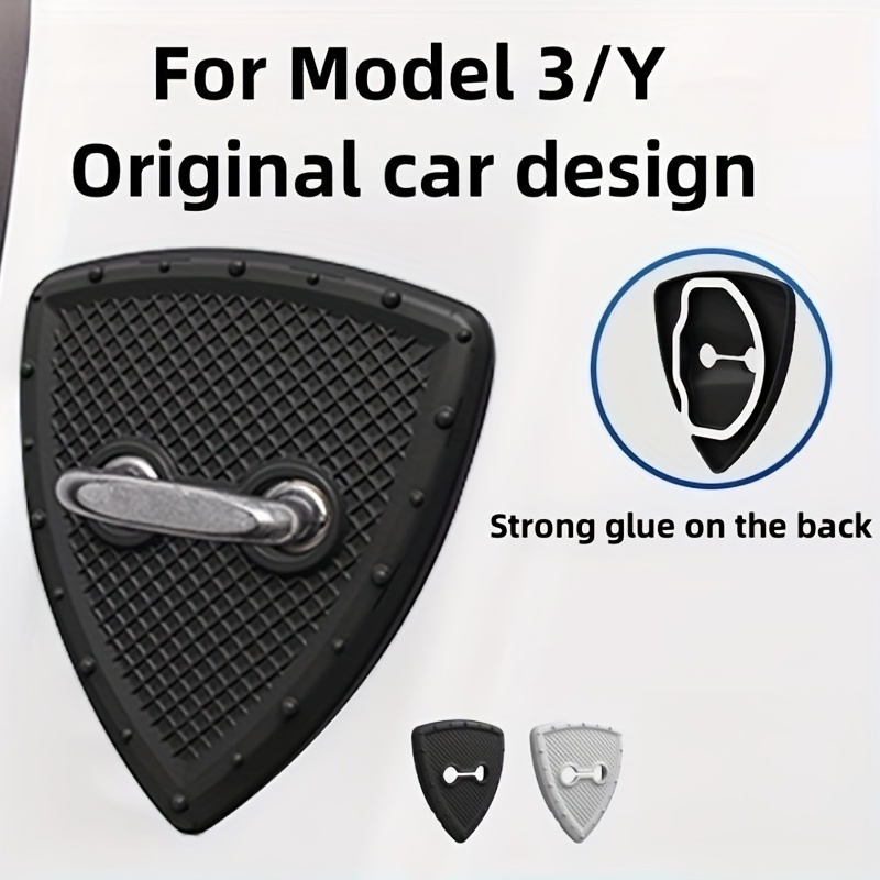 FOXZY 4 Stück Auto Türschloss Abdeckung für Tesla Model X, Auto  Türschlossabdeckung Türverriegelung Abdeckung Zubehör,B Silver : :  Auto & Motorrad