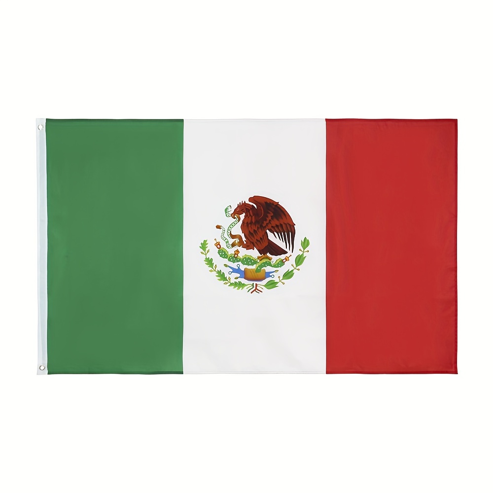 Homemaxs Mexico Flag Vivid Color and Fade Proof Mexican Flag Mexican  National Flag