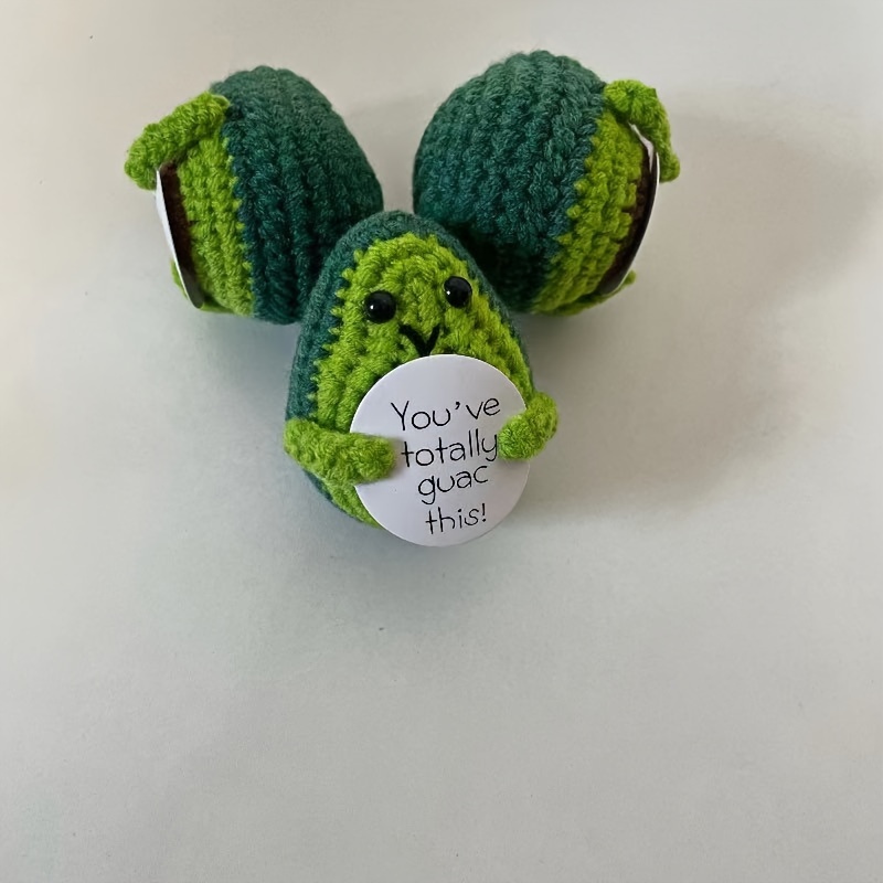Inspirational Kids Gift,positive Avocado,show Love Mushroom,handmade  Crochet Pineapple,desk Decor,valentine's Days Gift,positive Gift -   Sweden