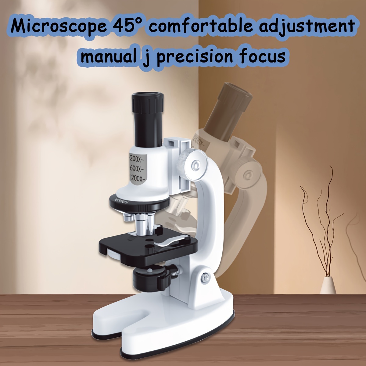 Mini Microscope de poche Kit 60 120x Microscope portatif de - Temu Belgium