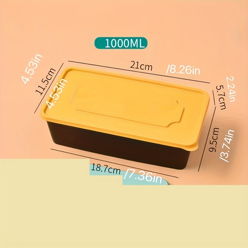 Tupper rectangular 1000 ml