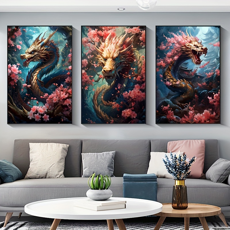 Poster Dragon Per Parete - Resi Gratuiti Entro 90 Giorni - Temu Italy