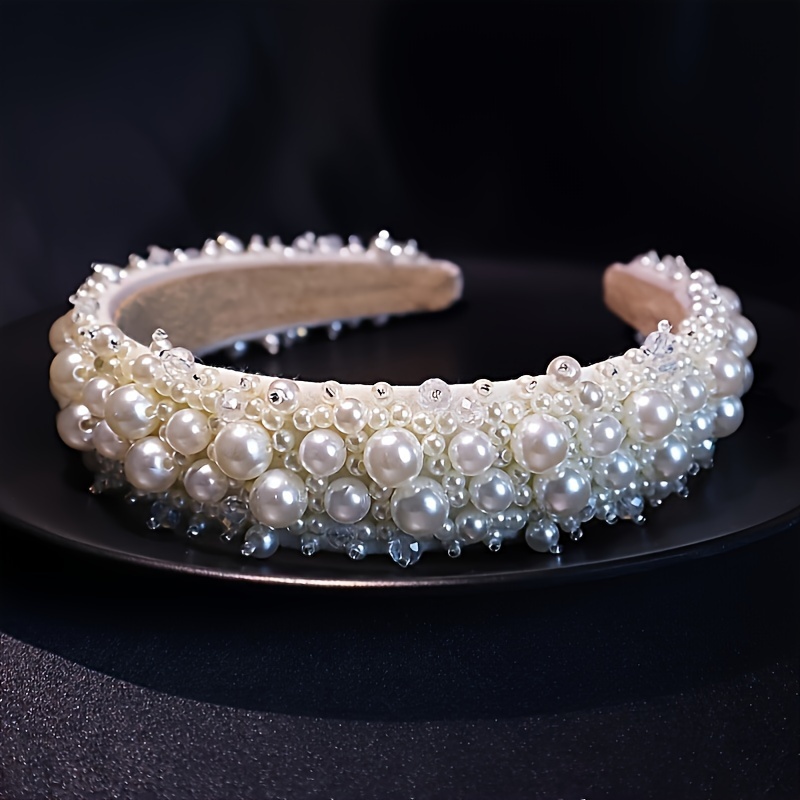 E-shop 1-teiliges einfaches Stirnband, handgefertigtes vielseitiges Haarband, Prinzessinnen-Kleid-Accessoire