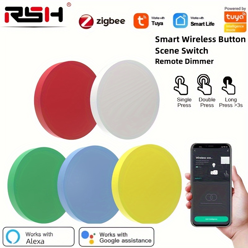 Moes ZigBee Smart 12 Scene 4G Push Button Switch Multi-Control