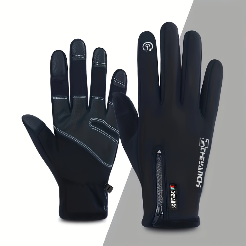 Sports Gloves Waterproof Winter Fishing 2 Finger Flip Windproof