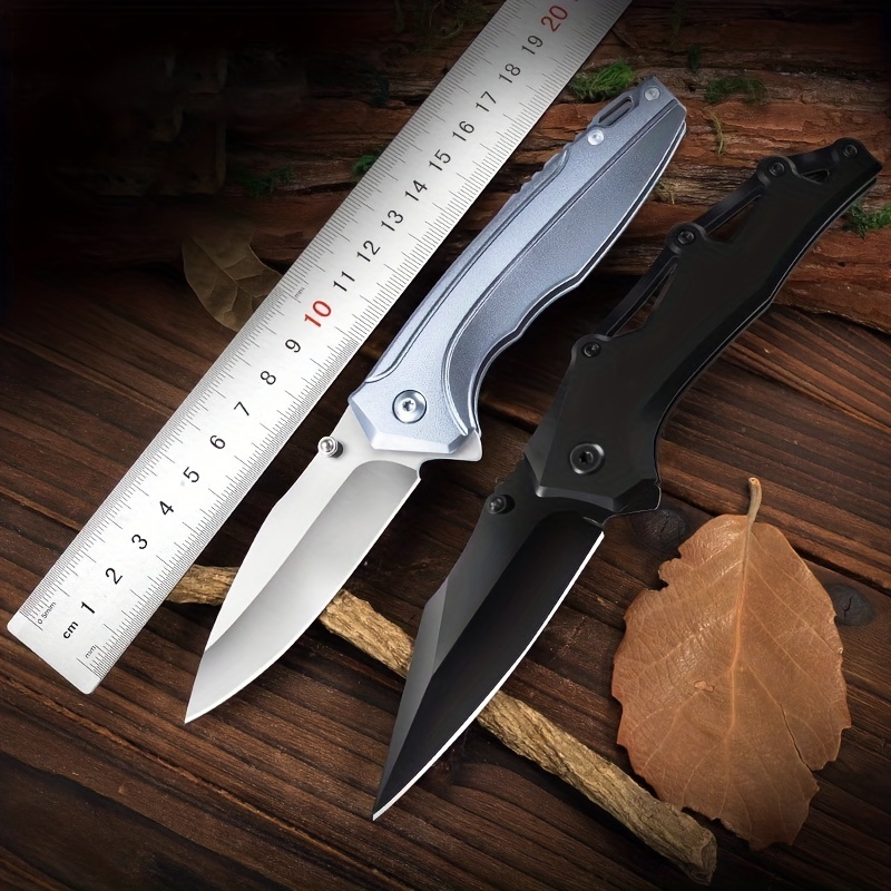 Outdoor Field Camping Foldable Knife Double Sided Ground And - Temu