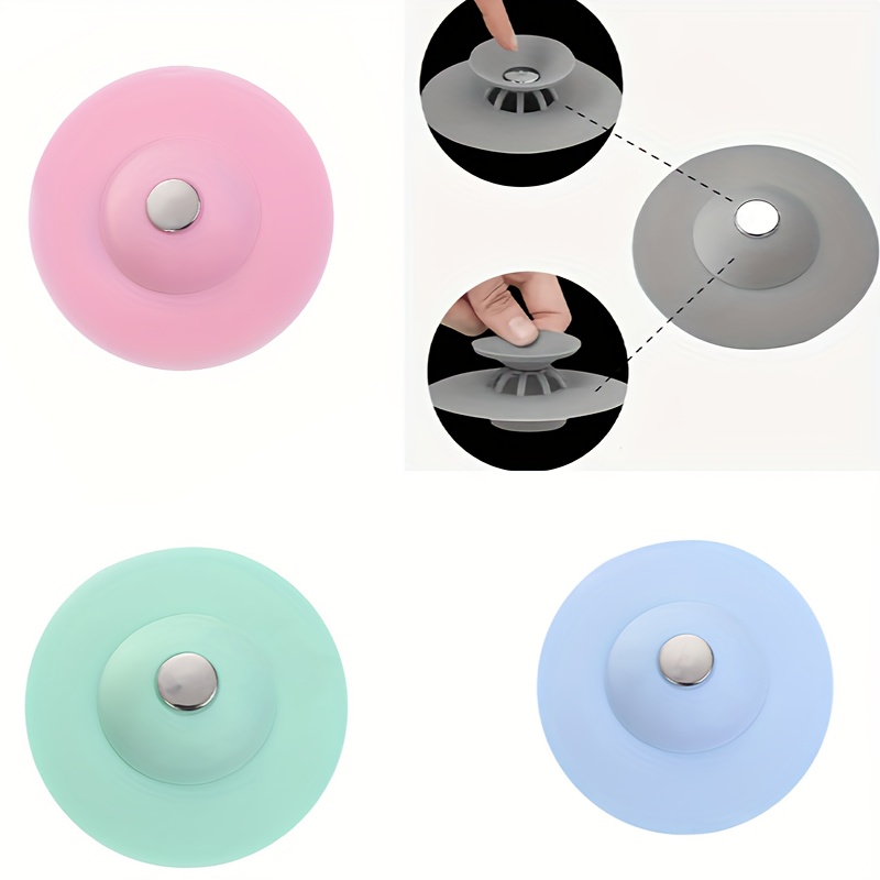 Push-type Silicone Floor Drain, Silicone Universal Sink Stopper