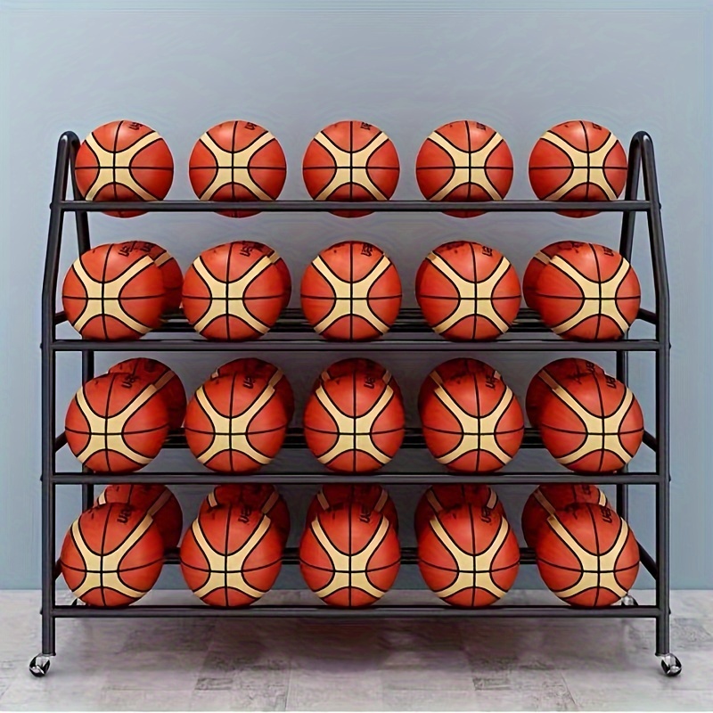 Présentoir De Rangement Pour Football, Basket Ball, Volley Ball, Gain De  Place, Accessoires De Basket Ball, Support De Football, Garage Du 4,42 €