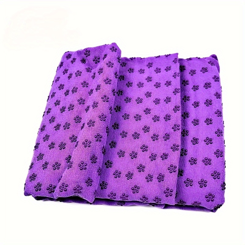 Non Slip Yoga Mat Towel Soft Microfiber Absorbs Sweat for Pilates