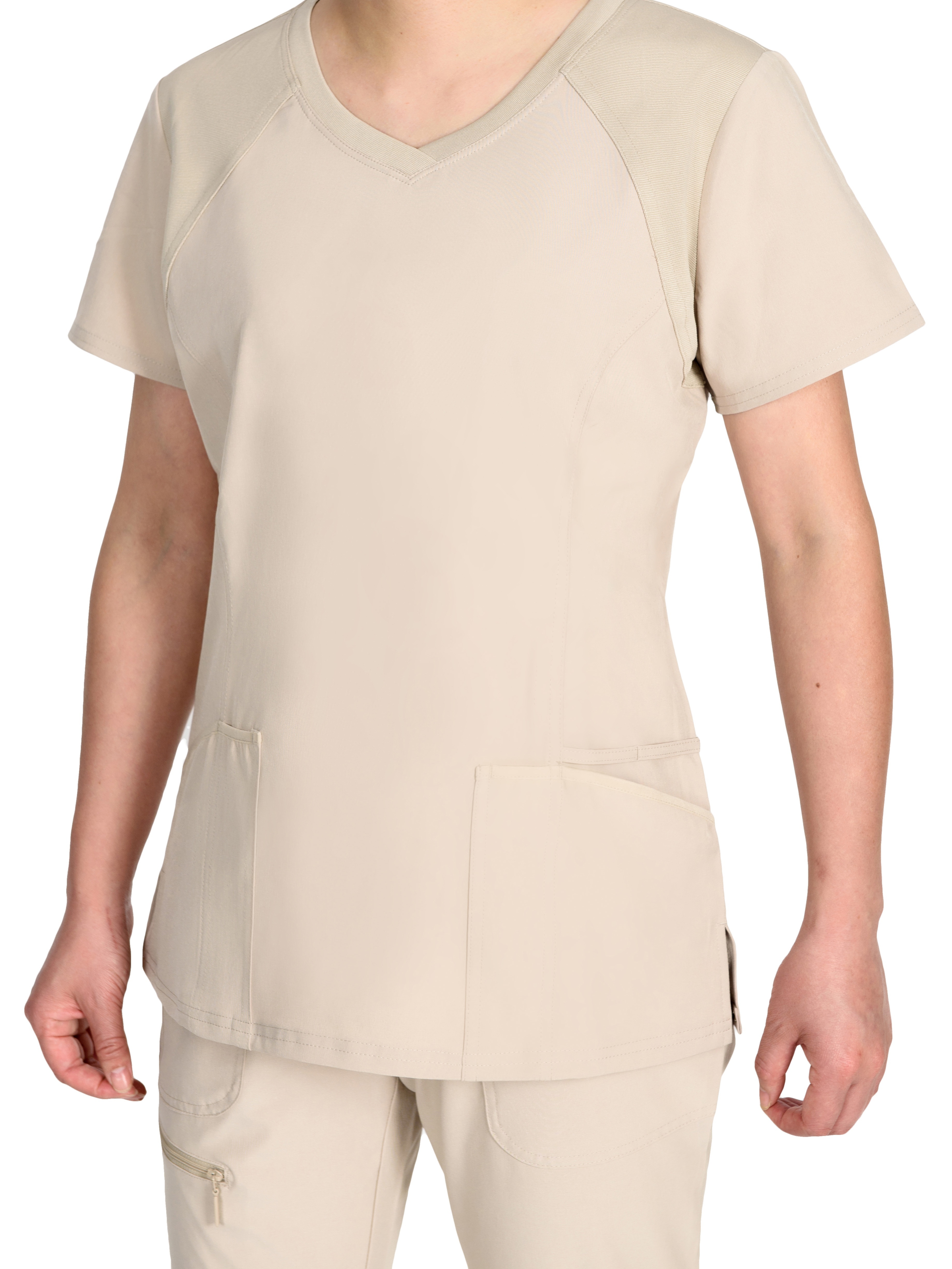 Solid Functional Two piece Set Health Care Short Sleeve Top - Temu