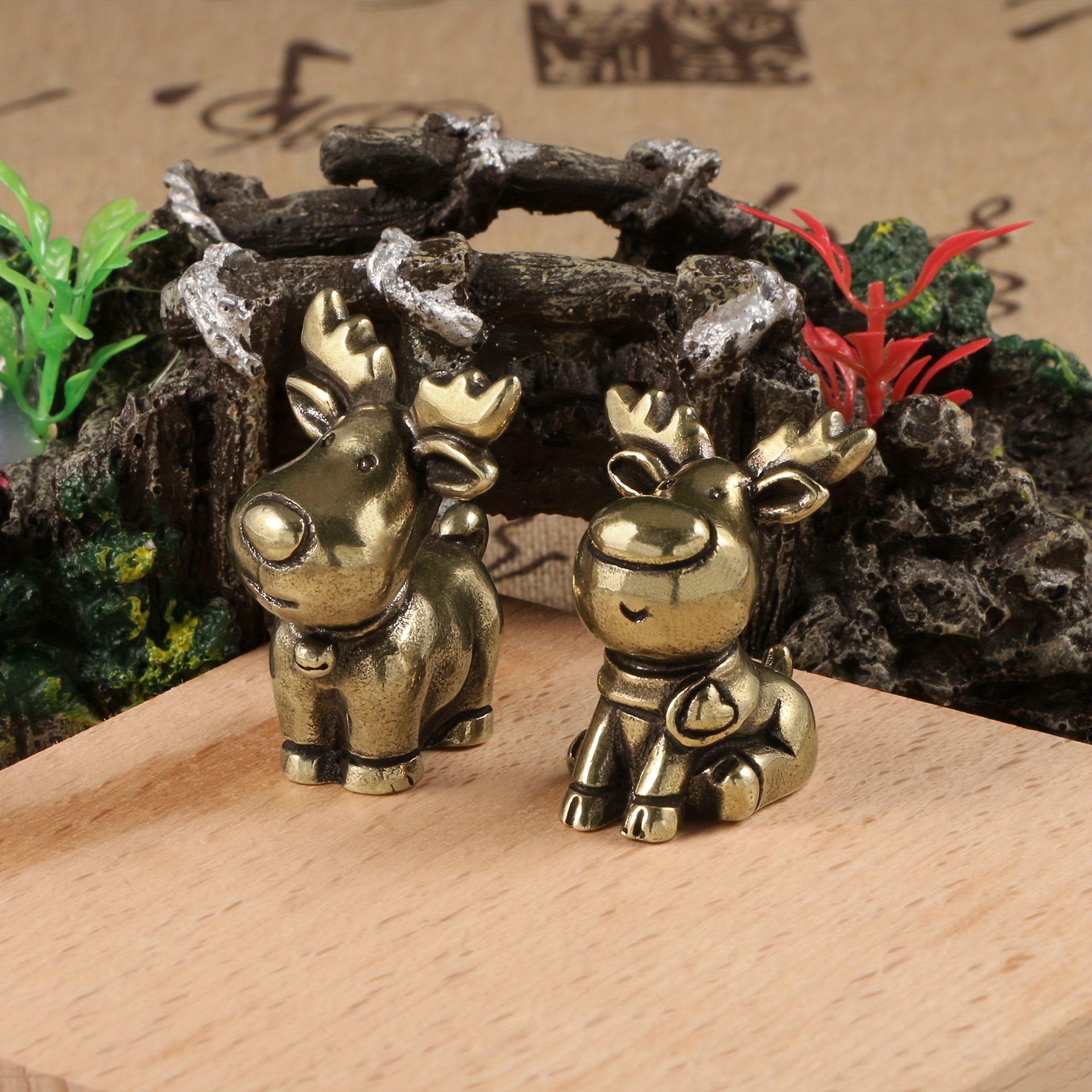 Solid Brass Goat Ornament Antique Creative Desktop Tea Pet - Temu