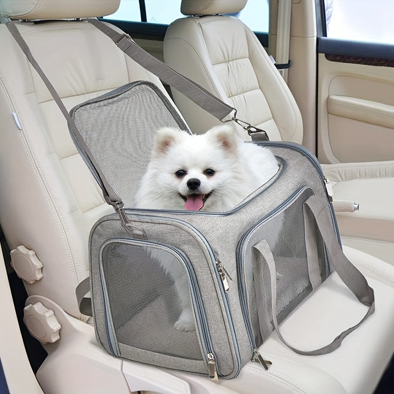 airline approved pet carrier collapsible travel puppy carrier comfortable and breathable pet travel bag pet carrier bag 7