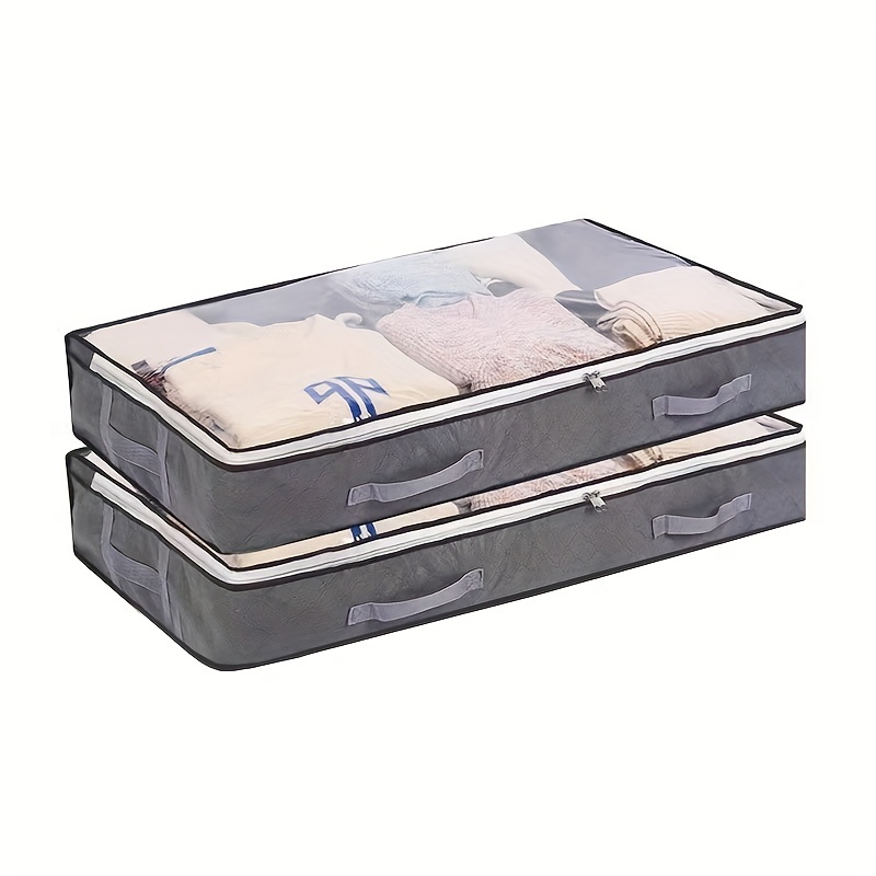 Under Bed Storage Box Large Underbed Storage Containers With - Temu