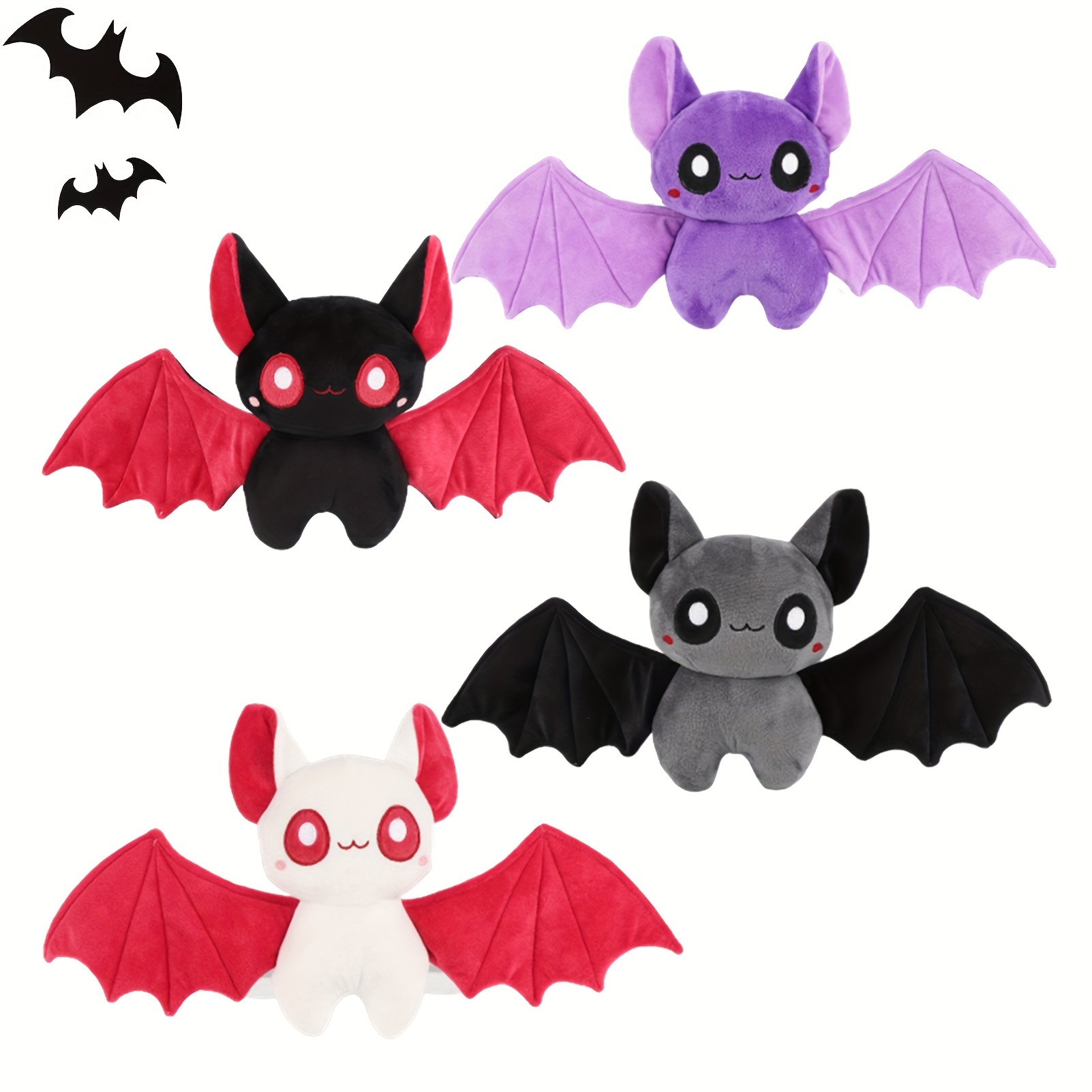 Halloween Plush Animal Toys Dark Black Cat Stuffed Plushy Series Gothic  Lolita Rabbit Pentacle Moon Kids Gift Home Decor Doll