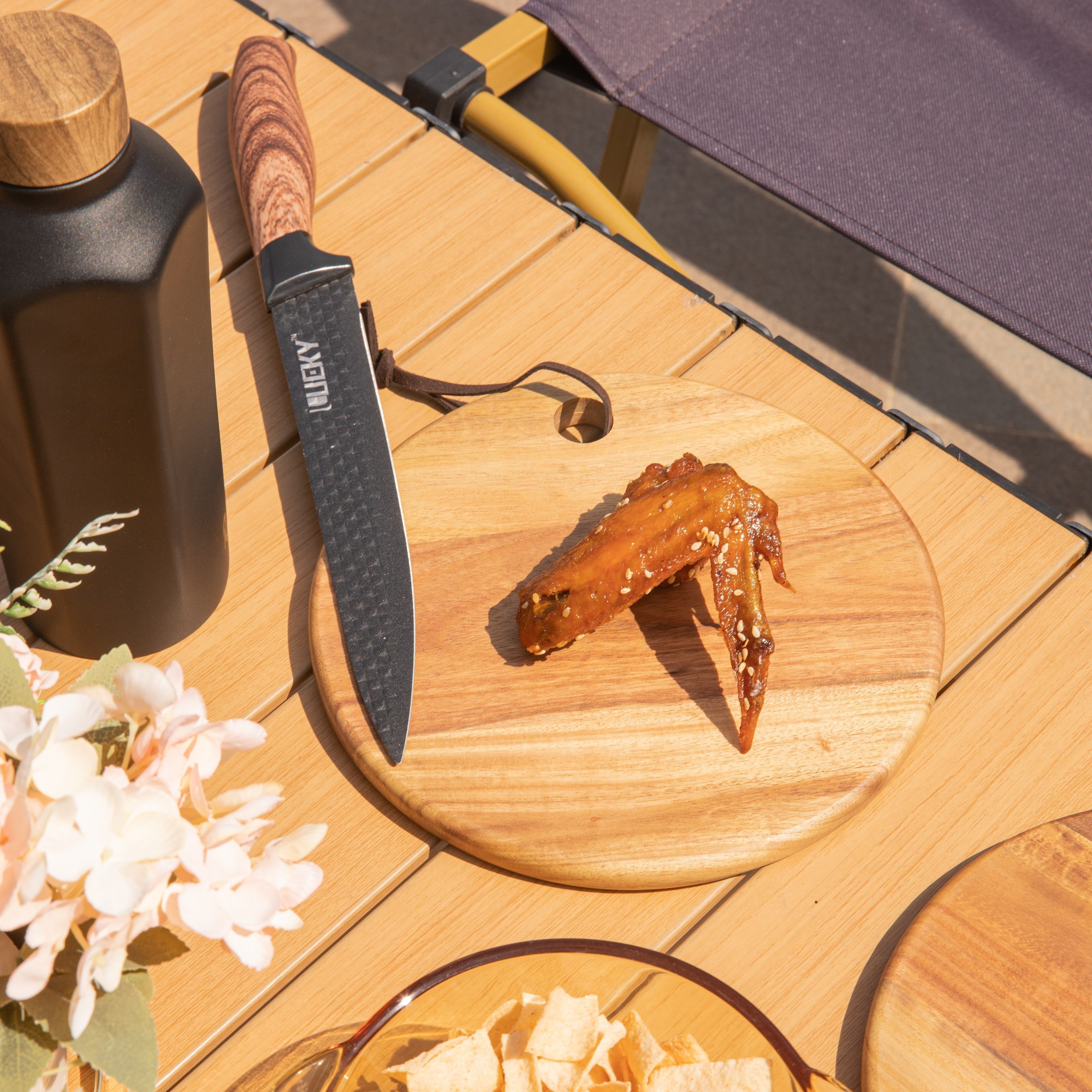 Acacia Wood Cutting Board Portable Chopping Board Kitchen - Temu