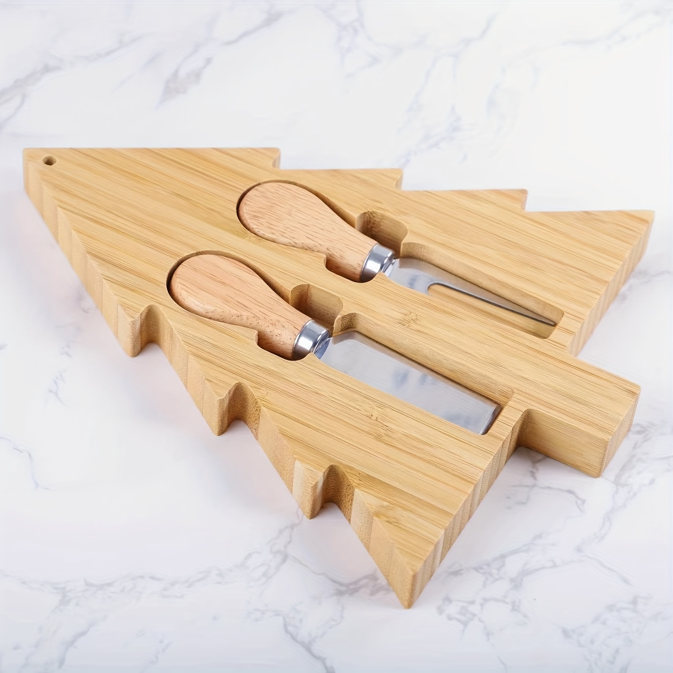 Timber Valley 3 Piece Bamboo Cutting Board Set with Stand