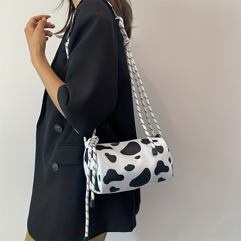 Canvas Crossbody Bag - Leopard