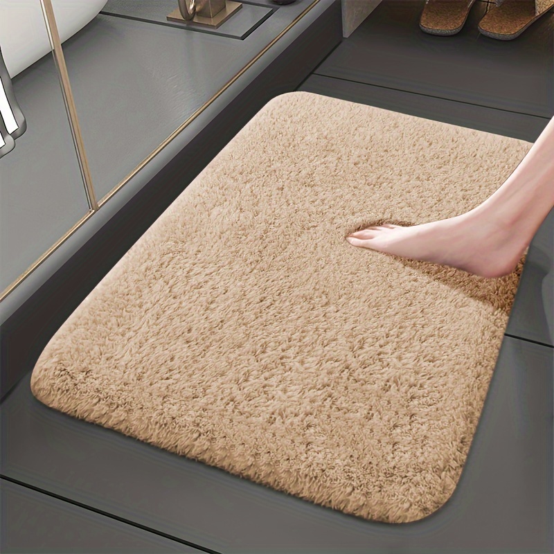 Alfombra de baño, alfombras de baño antideslizantes, tapetes de baño de  microfibra suave para suelos de baño, tapetes de felpa absorbentes para  ducha
