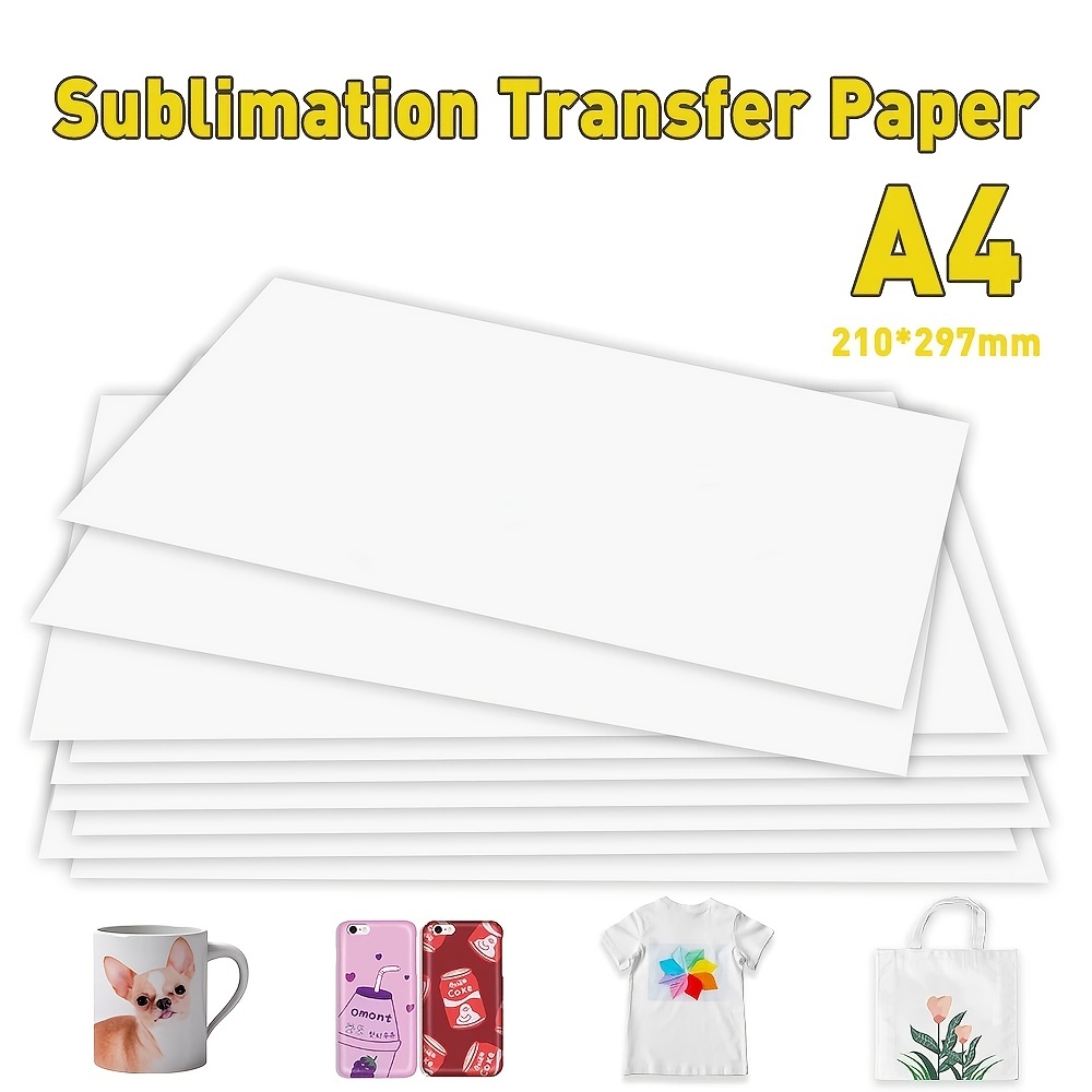 (200pcs=100 Light+100 Dark) Laser Transfer Paper A4 Paper Heat Thermal  Transfer Printing Paper With Heat Press For tshirt