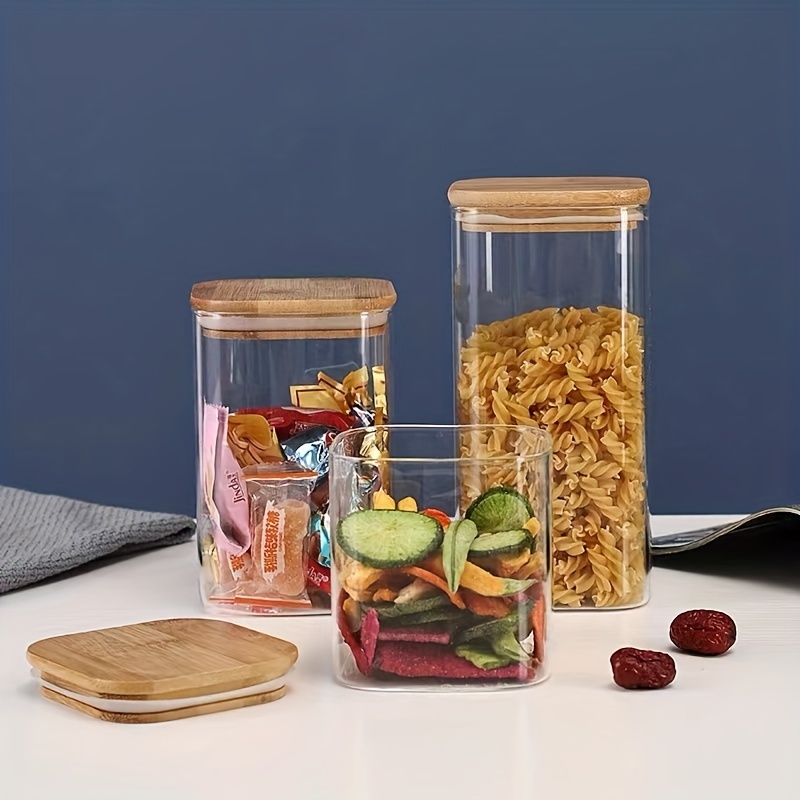 Food Storage Container With Lid, Cookie Jar, Airtight Jar, For Coffee  Beans, Tea, Flour, Sugar, Nuts, Candy, Bath Salts And More, Home Kitchen  Accessories - Temu