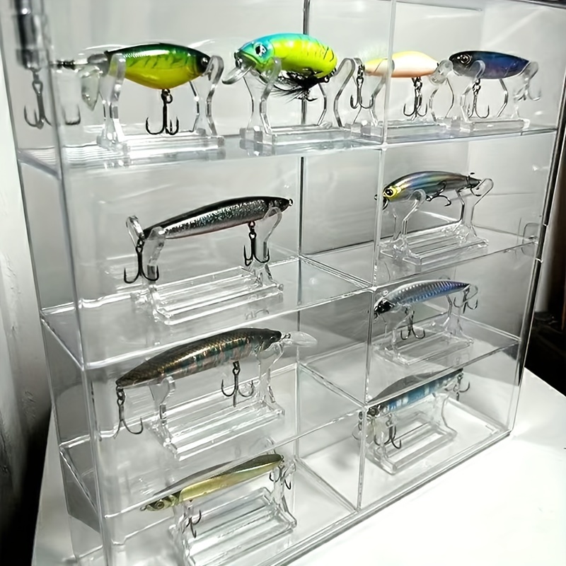 Bait Showing Stand Shelf Holder Acrylic Showing Shelf For Fishing