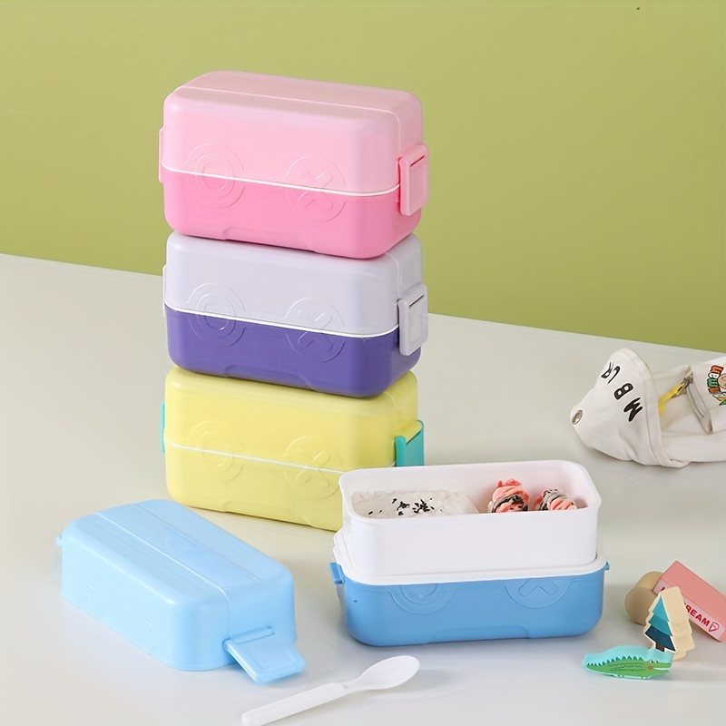 Bunny Portable Lunch Box, Cute Rabbit Bento Box, 3 Compartment Food  Container, For Children And Students, Kitchen Gadgets, Kitchen Stuff,  Kitchen Accessories, Home Kitchen Items, Back To School Supplies - Temu
