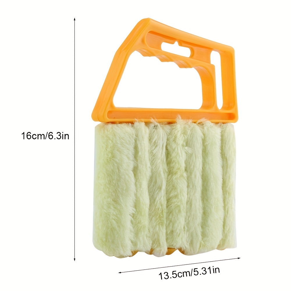 Washable 7 finger Blind Cleaner Duster Tool For Window - Temu