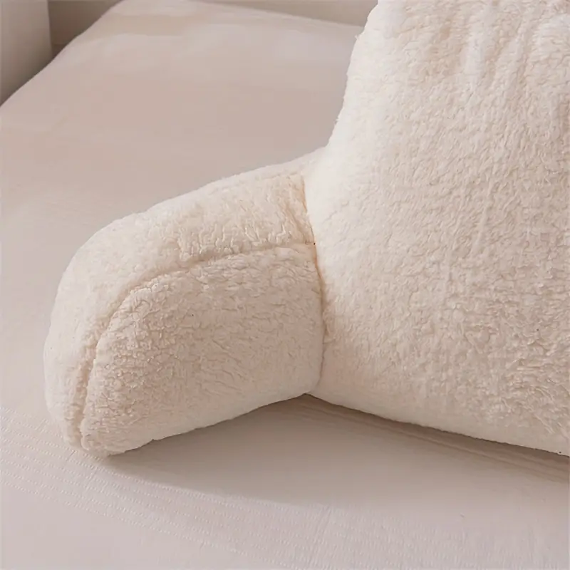 Lamb Wool Reading Pillow Bed Wedge Pillow Adult Boys Girls - Temu