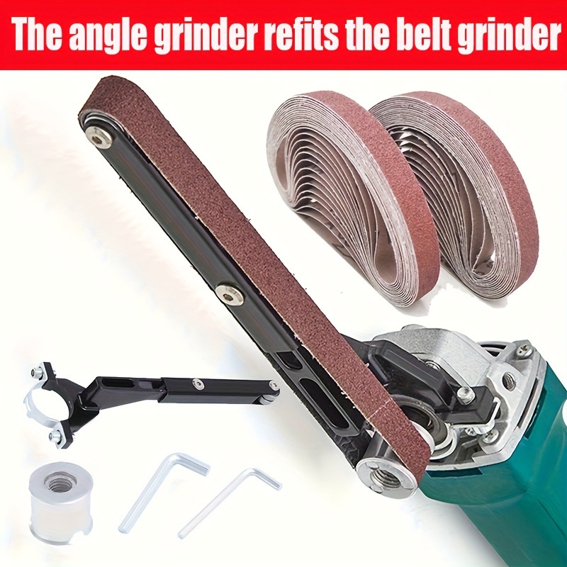 DIY Angle Grinder Belt Sander adapter Sanding Belt Bandfile dremel