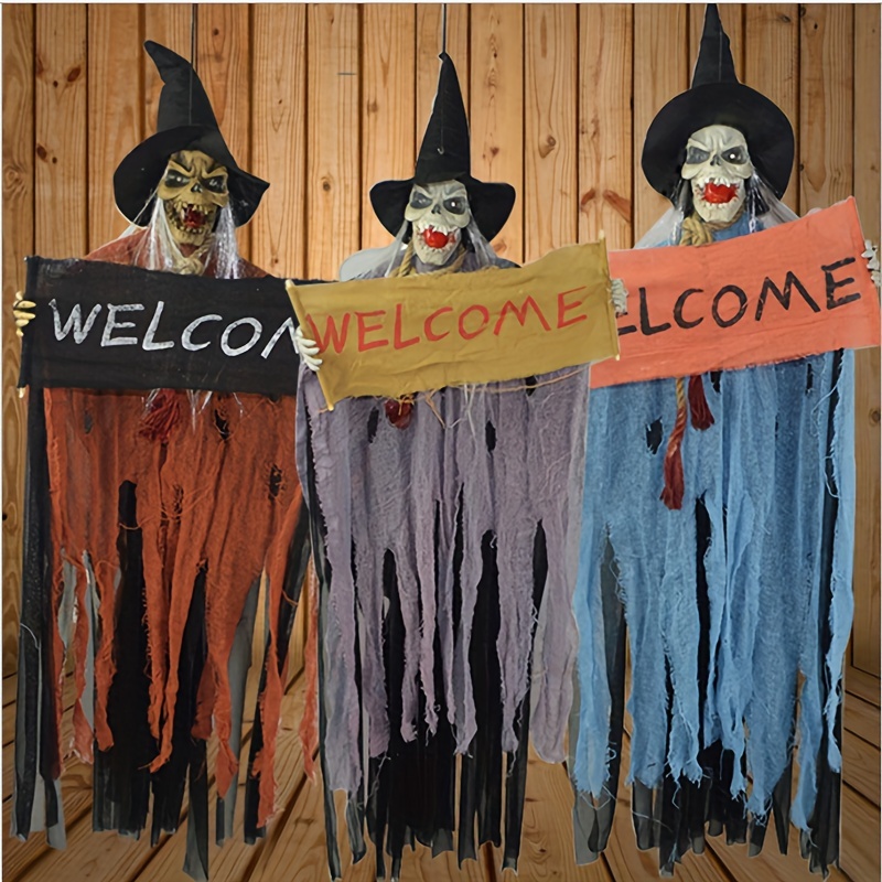 1pc Halloween Hanging Ghost Door Hanging Ghost Festival Electric ...