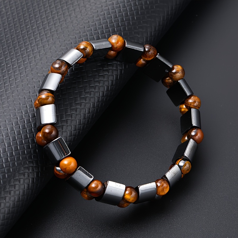 Bracelet magnétique anti-stress homme –