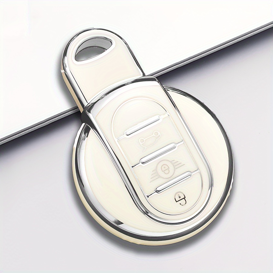 Car Key Case Cover Keychain Keyring Mini Cooper S One - Temu