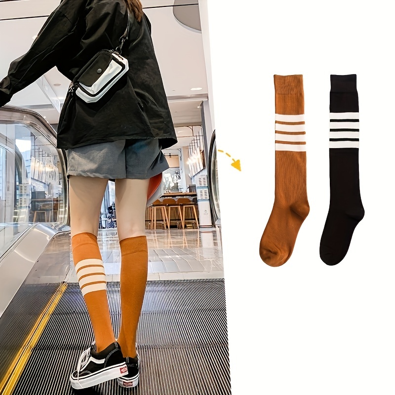 Long Stripe Socks - Temu Australia