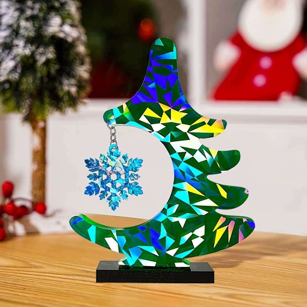 Holographic Christmas Tree Resin Silicone Mold Christmas - Temu