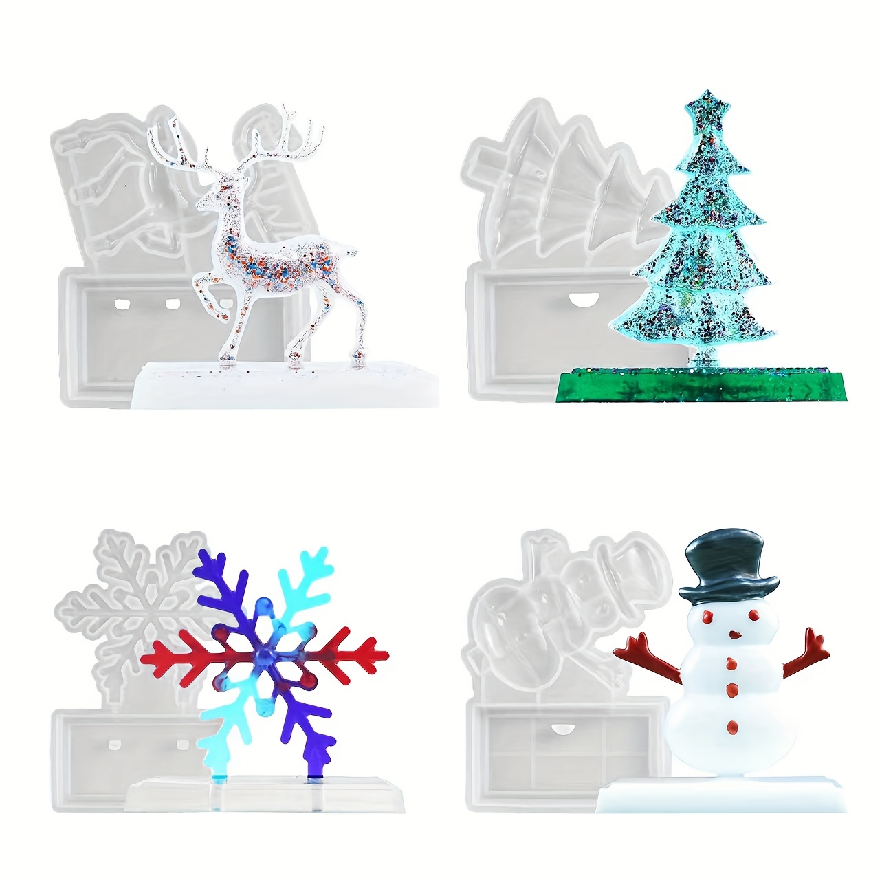 Christmas Tree Silicone Mold Christmas Decoration Ornament - Temu